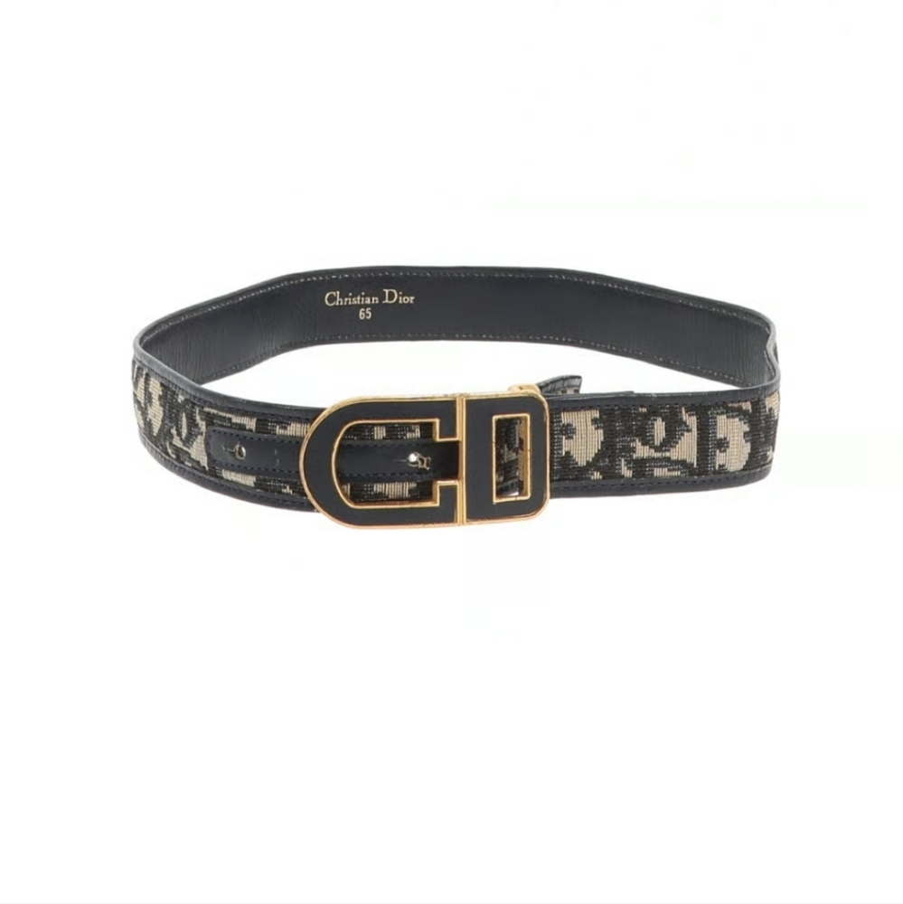 Dior Black and Gold Women's Belt